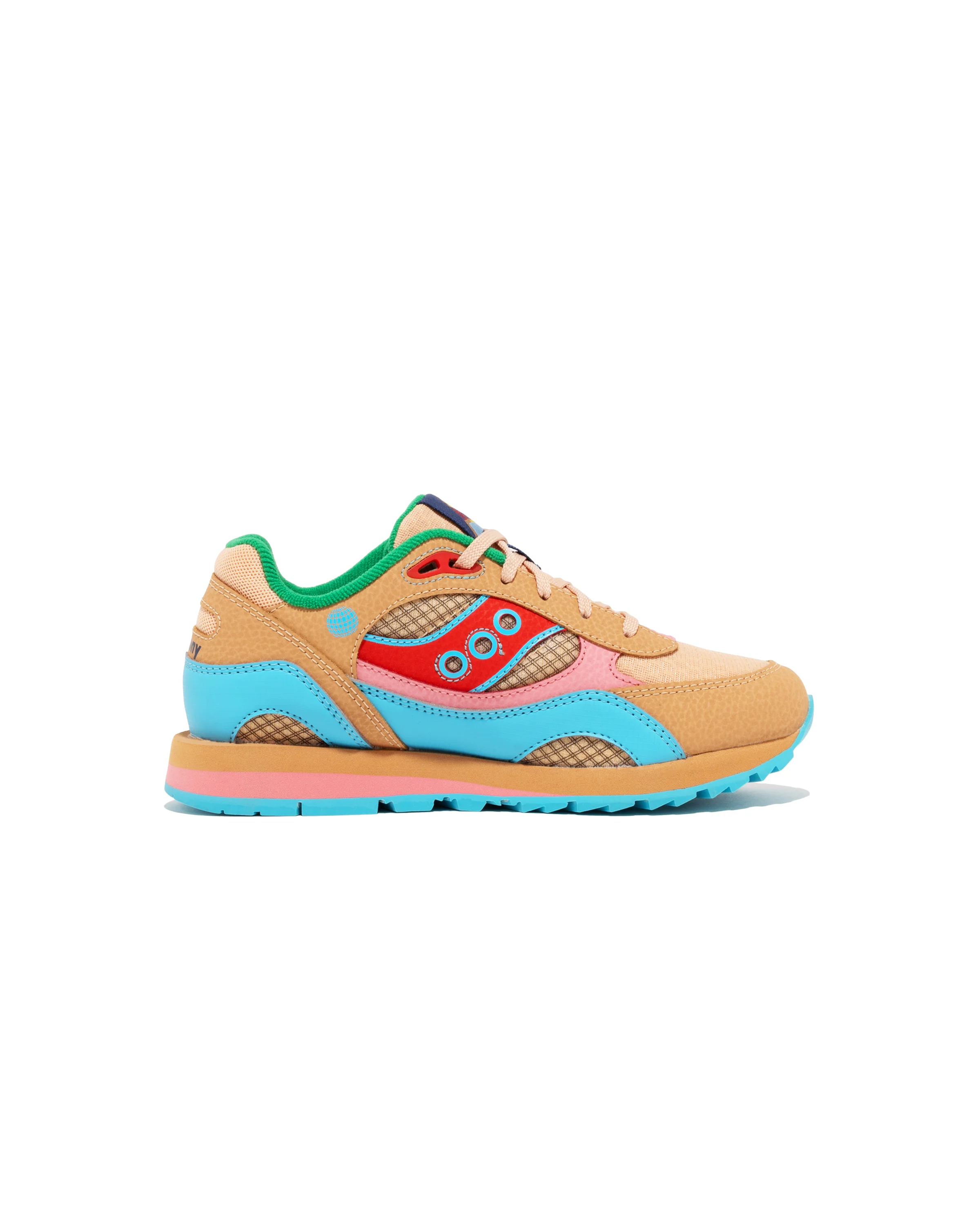 JAE TIPS Originals Shadow 6000 (Little Kid/Big Kid) TAN/PINK - Image 3