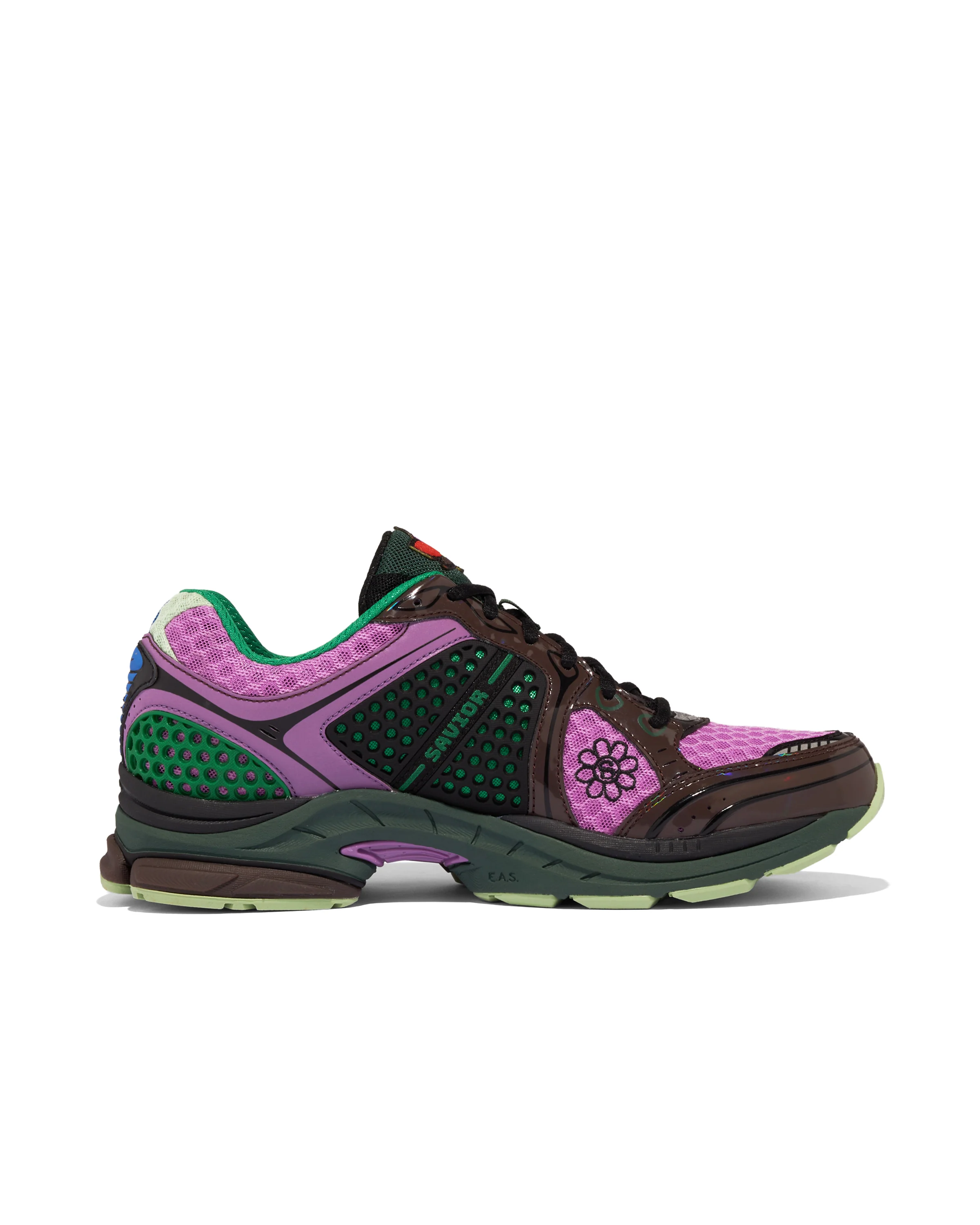 Saucony x Jae Tips Triumph Flowers Grow Uptown -  Perilla - Image 6
