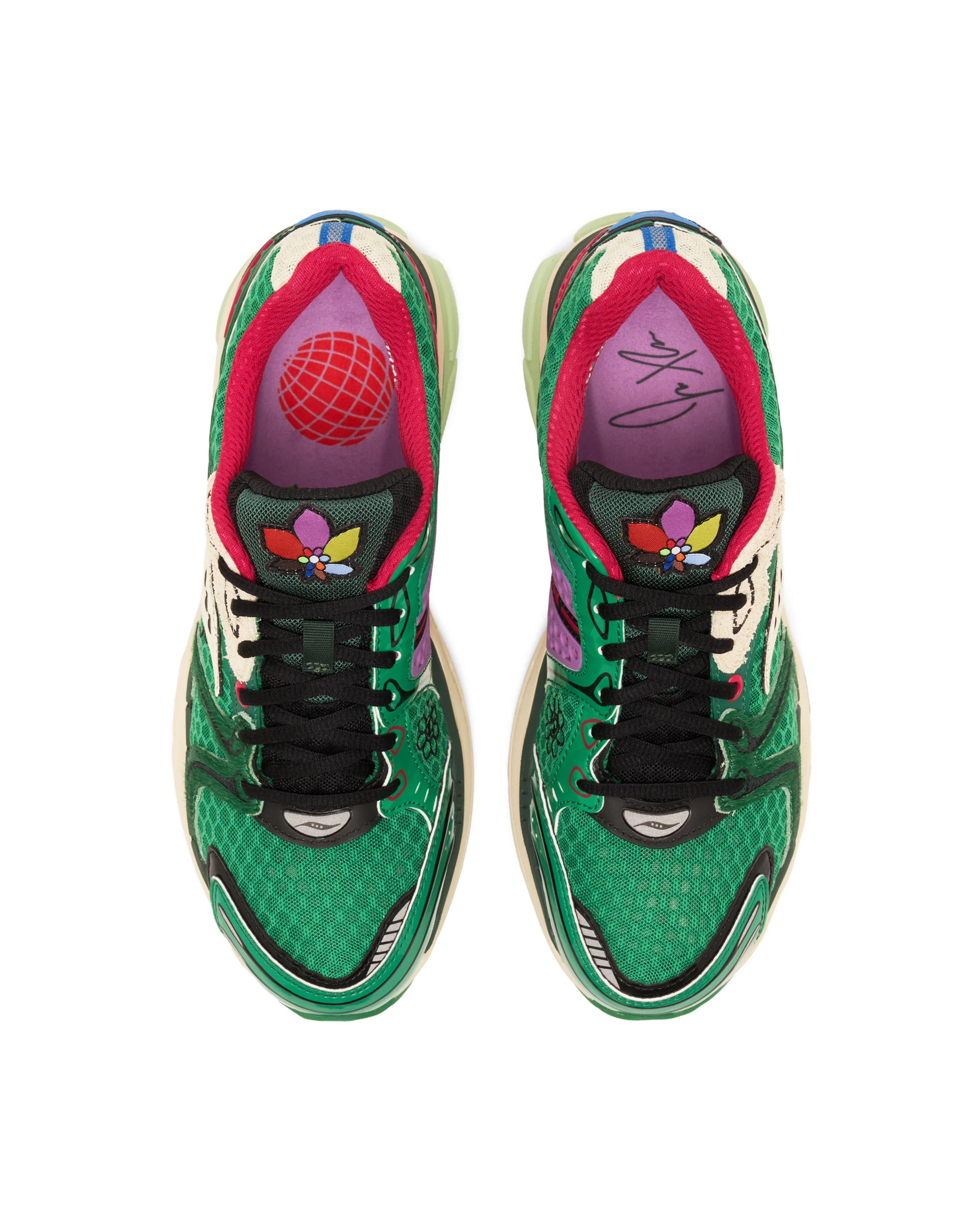 Saucony x Jae Tips Triumph Flowers Grow Uptown -  Sugar Maple - Image 9